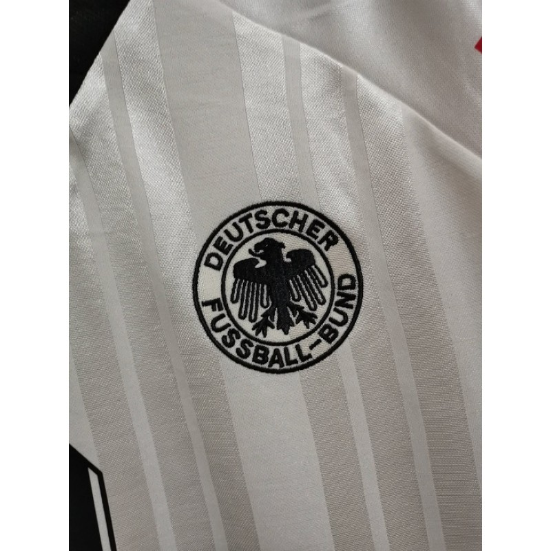 Germany 1992 EuroCup Home White Soccer Jersey