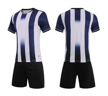 1602 Customize Team Dark Blue Soccer Jersey Kit(Shirt+Short)