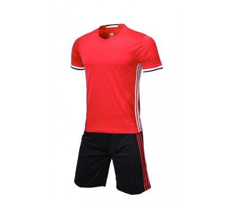 1605 Customize Team Red Soccer Jersey Kit(Shirt+Short)