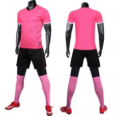 1606 Customize Team Pink Soccer Jersey Kit(Shirt+Short)