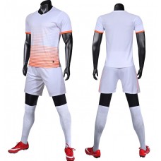 1606 Customize Team White Soccer Jersey Kit(Shirt+Short)