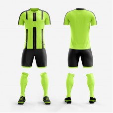 1608 Customize Team Green Soccer Jersey Kit(Shirt+Short)