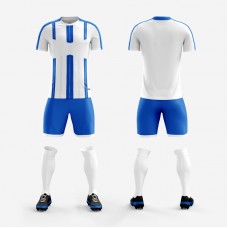 1608 Customize Team White Soccer Jersey Kit(Shirt+Short)