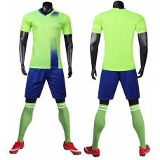 1611 Customize Team Green Soccer Jersey Kit(Shirt+Short)