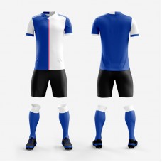 1701 Customize Team Blue Soccer Jersey Kit(Shirt+Short)