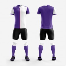 1701 Customize Team Purple Soccer Jersey Kit(Shirt+Short)