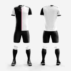 1701 Customize Team White Soccer Jersey Kit(Shirt+Short)