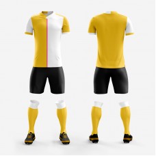 1701 Customize Team Yellow Soccer Jersey Kit(Shirt+Short)