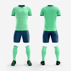 1705 Customize Team Green Soccer Jersey Kit(Shirt+Short)