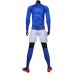 1901 Customize Team Blue Long Sleeve Soccer Jersey Kit(Shirt+Short)