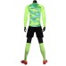 1901 Customize Team Green Long Sleeve Soccer Jersey Kit(Shirt+Short)