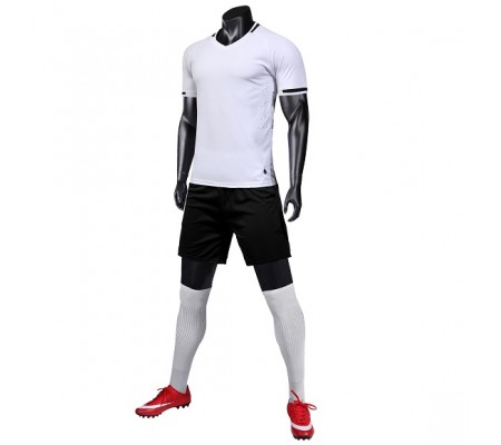 1901 Customize Team White Soccer Jersey Kit(Shirt+Short)