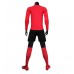 1902 Customize Team Red Long Sleeve Soccer Jersey Kit(Shirt+Short)