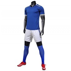 1904 Customize Team Blue Soccer Jersey Kit(Shirt+Short)