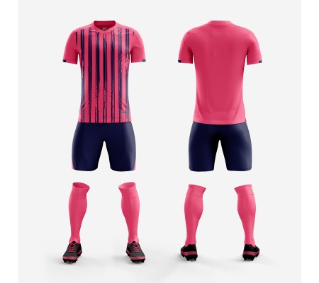 1906 Customize Team Pink Soccer Jersey Kit(Shirt+Short)