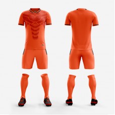 1907 Customize Team Orange Soccer Jersey Kit(Shirt+Short)