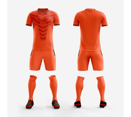 1907 Customize Team Orange Soccer Jersey Kit(Shirt+Short)