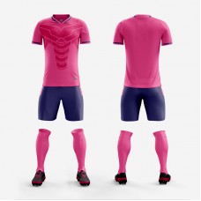 1907 Customize Team Pink Soccer Jersey Kit(Shirt+Short)