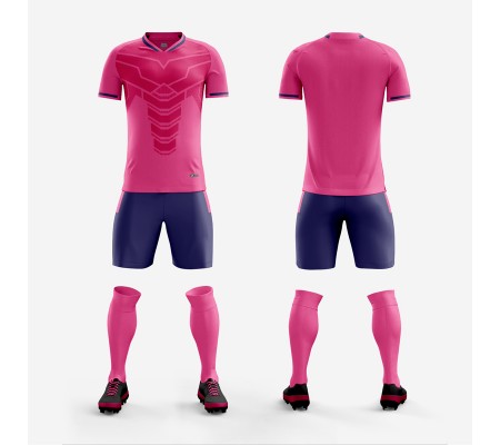 1907 Customize Team Pink Soccer Jersey Kit(Shirt+Short)