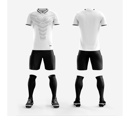 1907 Customize Team White Soccer Jersey Kit(Shirt+Short)