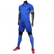 1908 Customize Team Blue Soccer Jersey Kit(Shirt+Short)