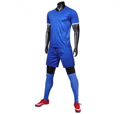 1908 Customize Team Blue Soccer Jersey Kit(Shirt+Short)