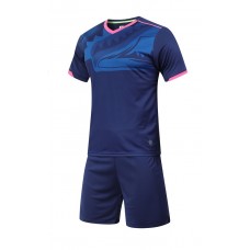 2002 Customize Team Dark Blue Soccer Jersey Kit(Shirt+Short)