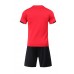 2002 Customize Team Red Soccer Jersey Kit(Shirt+Short)