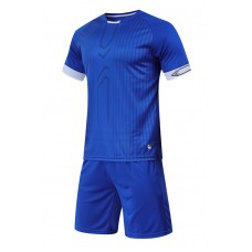 2003 Customize Team Blue Soccer Jersey Kit(Shirt+Short)