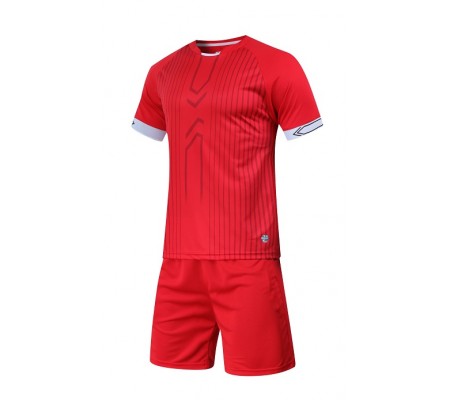 2003 Customize Team Red Soccer Jersey Kit(Shirt+Short)