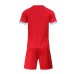 2003 Customize Team Red Soccer Jersey Kit(Shirt+Short)