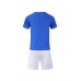 2004 Customize Team Blue Soccer Jersey Kit(Shirt+Short)