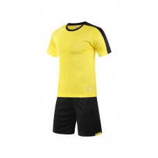 2004 Customize Team Yellow Soccer Jersey Kit(Shirt+Short)