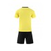 2004 Customize Team Yellow Soccer Jersey Kit(Shirt+Short)