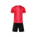 2005 Customize Team Red Soccer Jersey Kit(Shirt+Short)