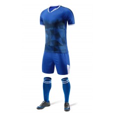 2801 Customize Team Blue Soccer Jersey Kit(Shirt+Short)