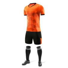 2801 Customize Team Orange Soccer Jersey Kit(Shirt+Short)