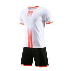 2802 Customize Team White Soccer Jersey Kit(Shirt+Short)