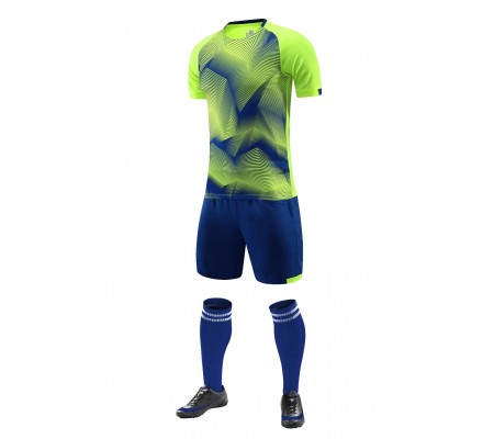 2803 Customize Team Green Soccer Jersey Kit(Shirt+Short)