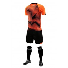 2803 Customize Team Orange Soccer Jersey Kit(Shirt+Short)