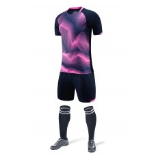 2803 Customize Team Purple Soccer Jersey Kit(Shirt+Short)