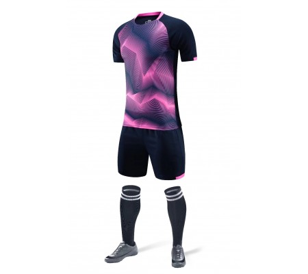 2803 Customize Team Purple Soccer Jersey Kit(Shirt+Short)