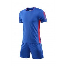 2805 Customize Team Blue Soccer Jersey Kit(Shirt+Short)