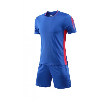 2805 Customize Team Blue Soccer Jersey Kit(Shirt+Short)