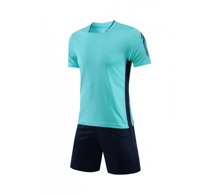 2805 Customize Team Sky Blue Soccer Jersey Kit(Shirt+Short)