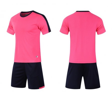 1611 Customize Team Pink Children's Soccer Jersey Kit(Shirt+Short)