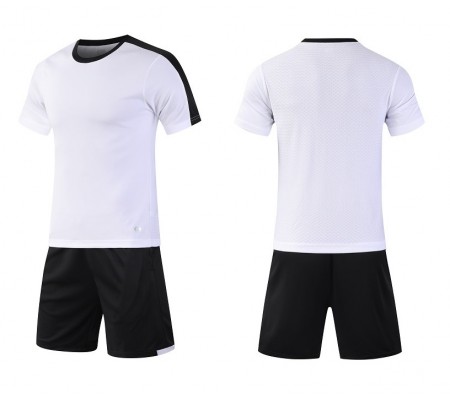 1611 Customize Team White Children's Soccer Jersey Kit(Shirt+Short)