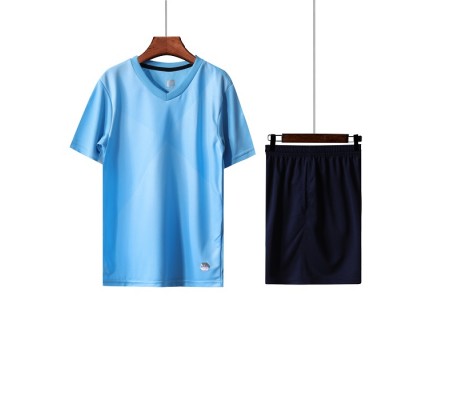 1902 Customize Team Sky Blue Children's Soccer Jersey Kit(Shirt+Short)