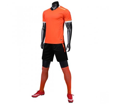 1904 Customize Team Orange Children's Soccer Jersey Kit(Shirt+Short)