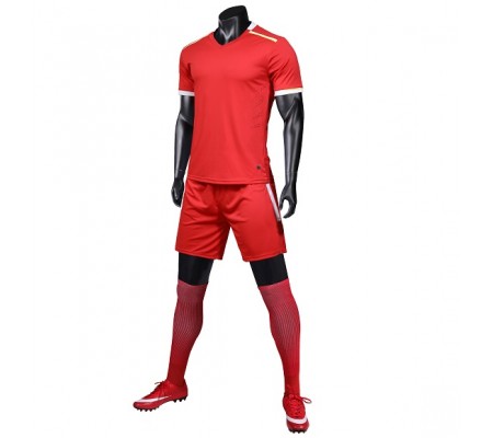 1904 Customize Team Red Children's Soccer Jersey Kit(Shirt+Short)